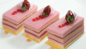 Strawberry Kaya Layer Cake Photo